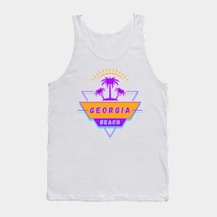 Georgia Beach Vibes 80's Tank Top